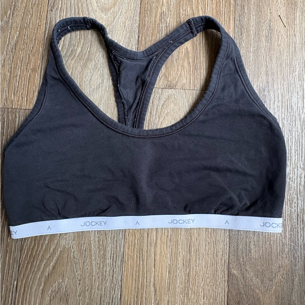 Jockey Charcoal Racerback Bra